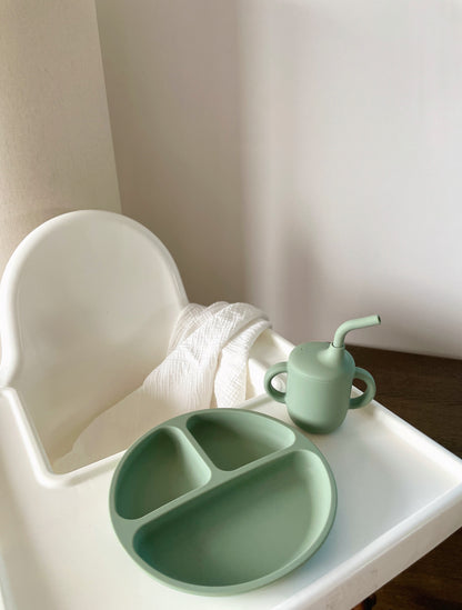 Tallrik med 4 Sugproppar Matcha